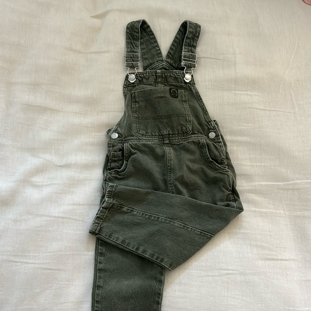 Zara army green overalls sz 2-3 years